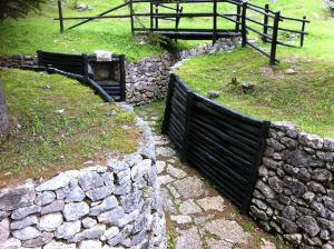 Trincee all'ecomuseo della Grande Guerra sul monte Zebio