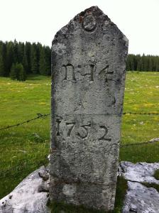 Il sentiero dei cippi a Marcesina 