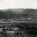 Asiago vista dalla croce del Monte Katz tra novembre e dicembre del 1917