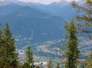La Valsugana vista dal monte Isidoro